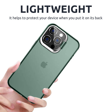 Olixar Camera Stand Green Case - For iPhone 13 Pro