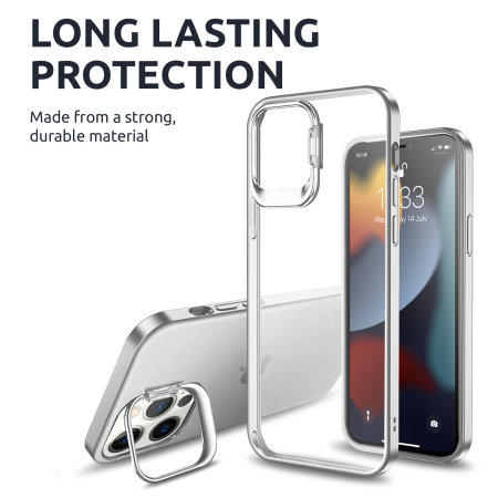 Olixar Camera Stand Clear Case - For iPhone 13 Pro