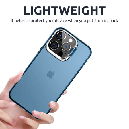 Olixar Camera Stand Blue Case - For iPhone 13 Pro Max
