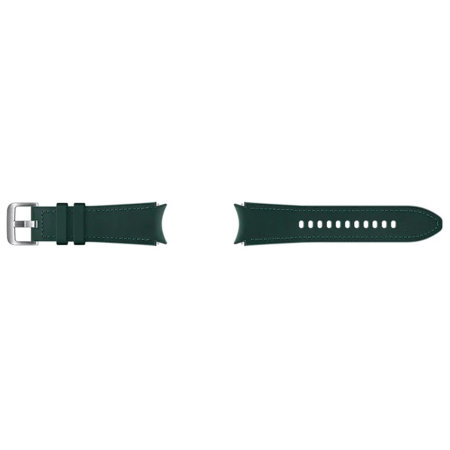 Official Samsung Watch 4 Classic Hybrid Leather Strap- 20mm M/L- Green