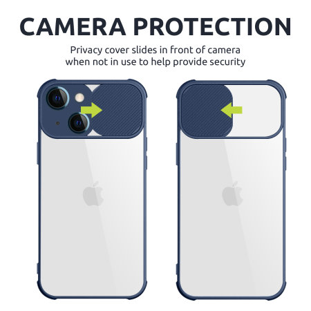 Olixar Camera Privacy Cover Blue Case - For iPhone 13