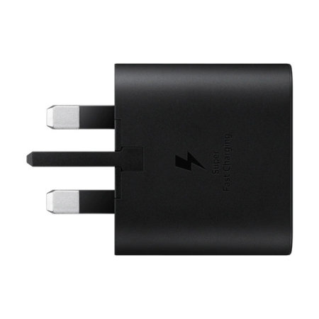 Official Samsung Super Fast 25W UK Wall Charger & 1m USB-C Cable - For Samsung Galaxy S21 FE
