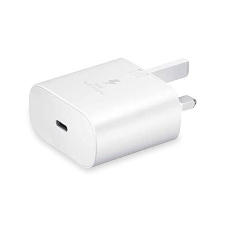 Official Samsung Galaxy Z Fold 3 25W PD USB-C UK Wall Charger - White