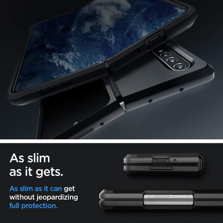 Spigen Tough Armor Samsung Galaxy Z Fold 3 Rugged Case - Black