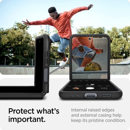 Spigen Thin Fit Samsung Galaxy Z Flip 3 Protective Case - Black