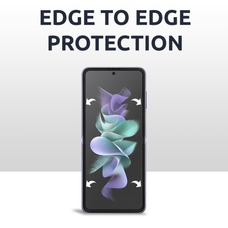 Olixar Samsung Galaxy Z Flip 3 Film Screen Protectors - Twin Pack