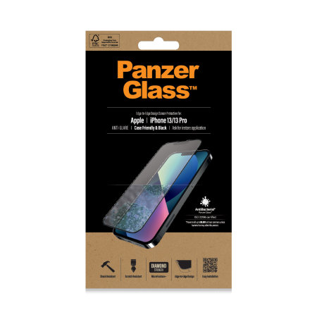 PanzerGlass Anti-Glare Screen Protector - For Apple iPhone 13