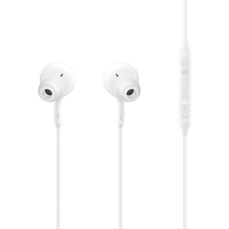 Official Samsung White Tuned By AKG Wired Earphones with Microphone - For Samsung Galaxy S21 FE