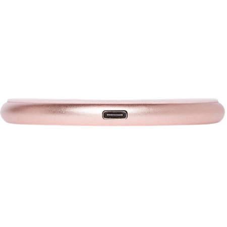 Decoded AirPods 3 10W Qi Genuine Leather Wireless Charging Pad - Pink
