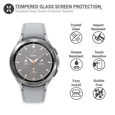 Olixar Samsung Watch 4 Classic Soft Full Cover Screen Protector- 42mm