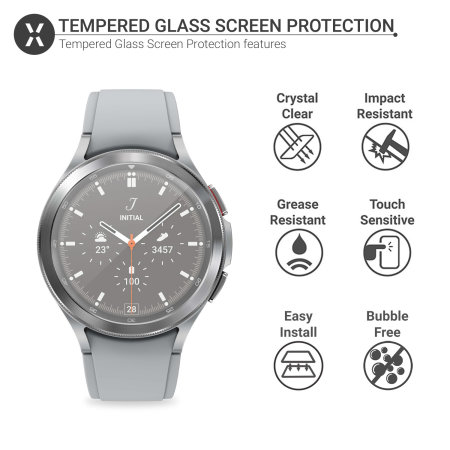 Olixar Samsung Watch 4 Classic Soft Full Cover Screen Protector - 46mm