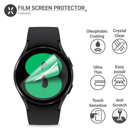 Olixar Samsung Galaxy Watch 4 TPU Screen Protectors - 40mm
