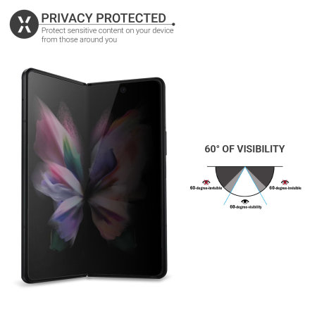 Olixar Samsung Galaxy Z Fold 3 Privacy Film Screen Protector