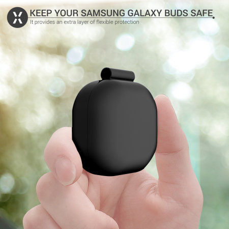 Olixar Samsung Galaxy Buds 2 Soft Silicone Case - Black