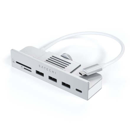 Satechi Aluminium USB-C Hub With Clamp - For iMac 24"