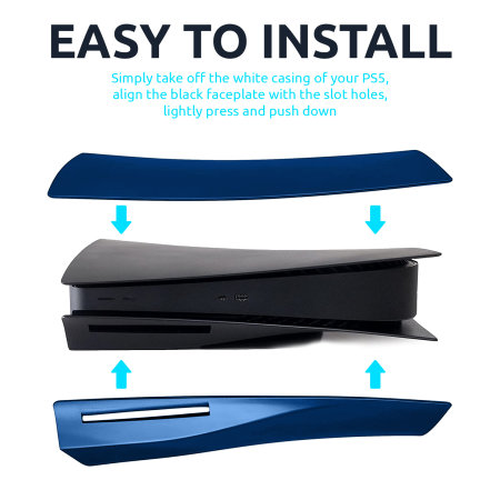Olixar PS5 Disc Edition Faceplates - Blue