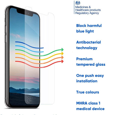 Ocushield Anti-Blue Light Glass Screen Protector - For iPhone 13 Pro