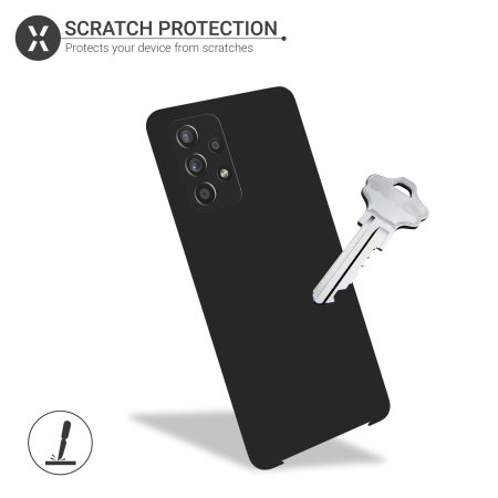 Olixar Soft Silicone Black Case - For Samsung Galaxy A52