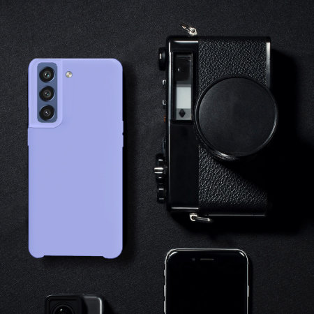 Olixar Soft Silicone Purple Case - For Samsung Galaxy S21 FE