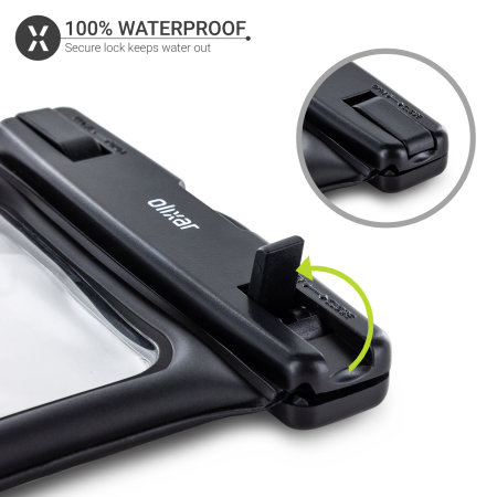 Olixar Waterproof Black Pouch - For iPhone 13 Pro