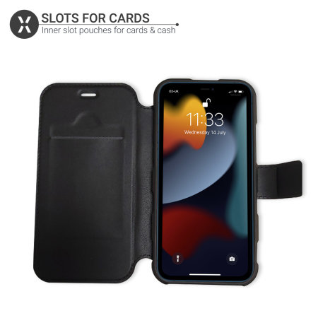 Olixar MagSafe Compatible Wallet Black Case - For iPhone 13 Pro Max