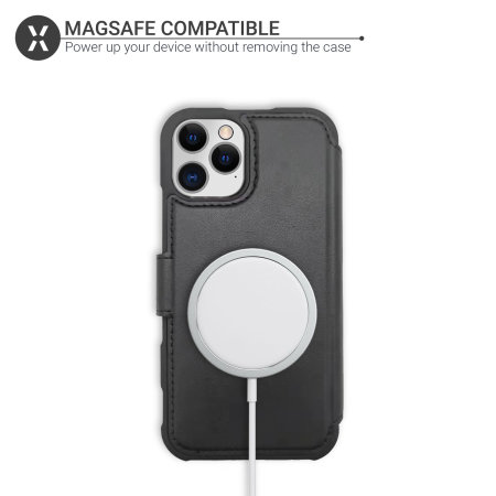 Olixar MagSafe Compatible Wallet Black Case - For iPhone 13 Pro