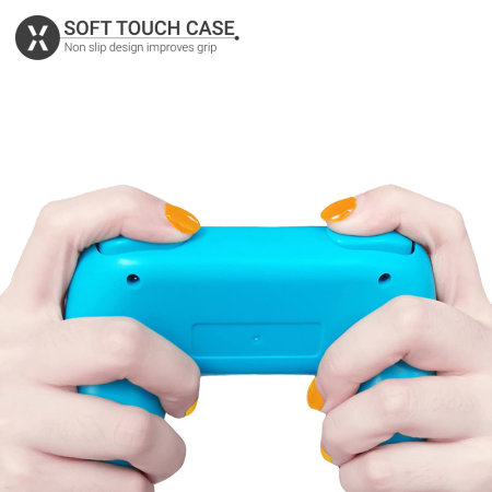Olixar Nintendo Switch OLED Non-Slip Joy-Con Grips- 2 Pack- Red & Blue