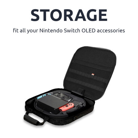 Olixar Nintendo Switch OLED, Joy-Con & Fitness Accessories Carry Bag