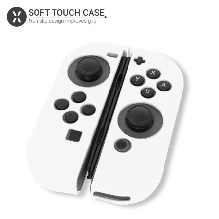 Olixar Silicone Switch OLED Joy-Con Controller Covers - 2 Pack - White