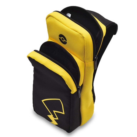 Hori Nintendo Switch Pikachu Edition Travel Bag - Black/Yellow