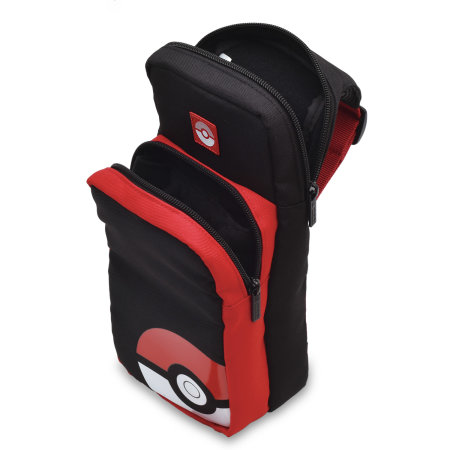 Hori Nintendo Switch Pokeball Edition Travel Bag - Black/Red