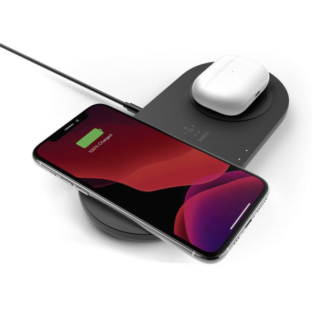 Belkin Boost Charge 15W Dual Wireless Charging Pad EU Plug - Black