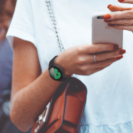 Olixar Samsung Galaxy Watch 4 44mm Case & Glass Screen Protector