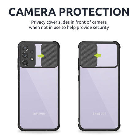 Olixar Samsung Galaxy A52s Camera Privacy Cover Case - Black