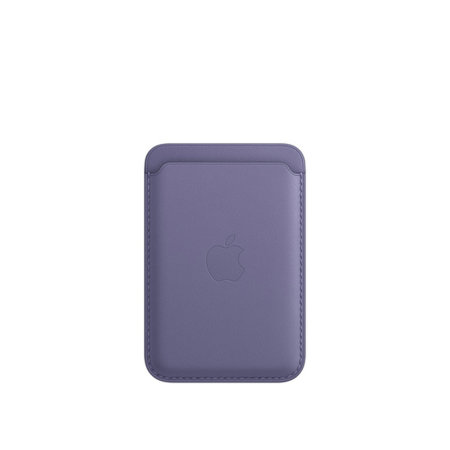 Official Apple iPhone Leather Wallet With MagSafe - Wisteria