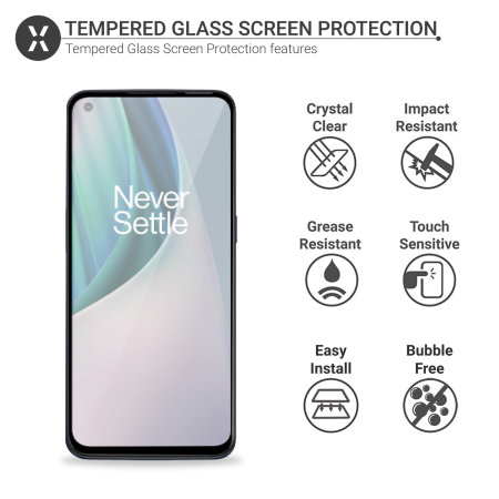Olixar OnePlus Nord N1 Tempered Glass Screen Protector