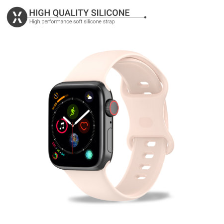 Olixar Pink Silicone Strap - For Apple Watch Series 7 41mm