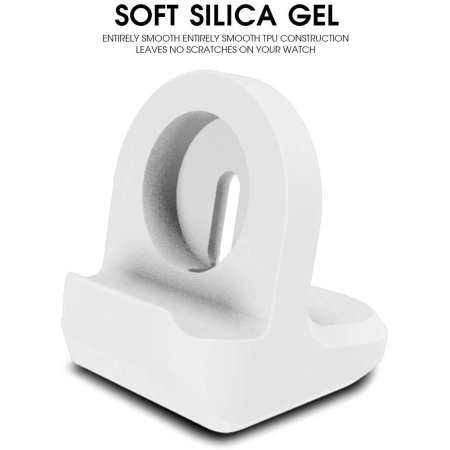 Olixar Apple Watch Silicone Charging Stand - White