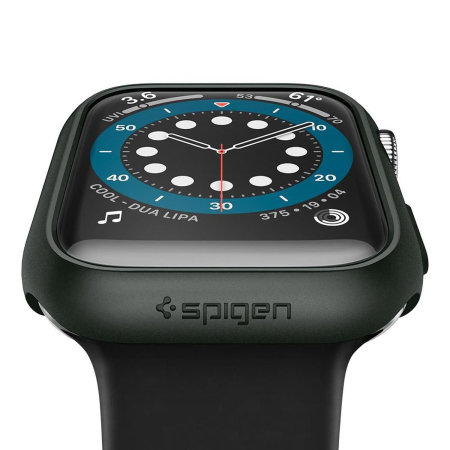 Spigen Thin Fit Green Bezel Case - For Apple Watch Series 7 45mm