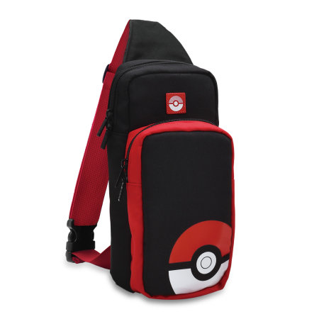 Hori Nintendo Switch OLED Pokeball Edition Travel Bag - Black/Red