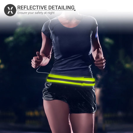 Olixar Universal Reflective Armband & Running Belt with Phone Pouch