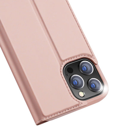 Dux Ducis Smart Wallet Rose Gold Case - For iPhone 13 Pro Max