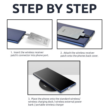 Official Samsung Fast Wireless Charging Stand EU Plug 15W & Wireless USB-C Adapter