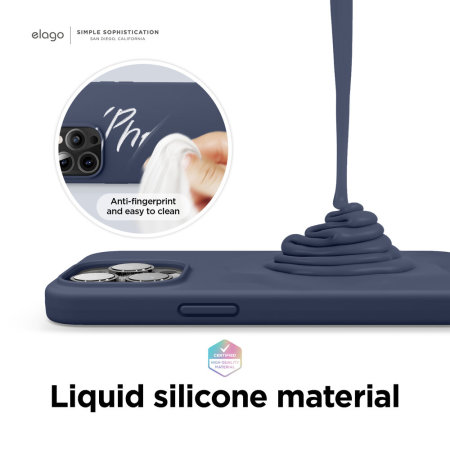 Elago Soft Silicone Light Blue Case - For iPhone 13 Pro