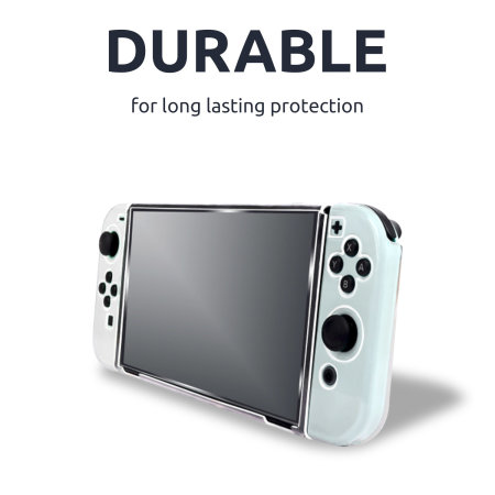 Olixar Flexishield Nintendo Switch OLED Ultra-Thin Case -100%  Clear