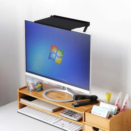Olixar Attachable 33cm Desktop Storage Shelf For PC Monitors