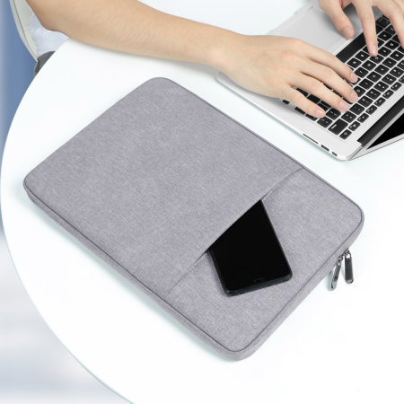 Olixar Dual Pocket Grey Sleeve - For MacBook Pro 16" 2021