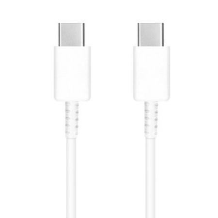 Official Samsung USB-C to USB-C PD 1m White Cable - For Samsung Galaxy S22 Ultra