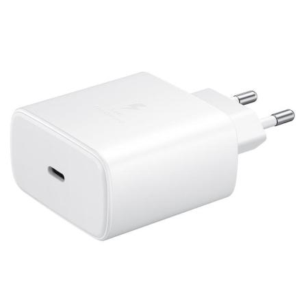 Official Samsung S20 FE PD 45W Fast Wall Charger - EU Plug - White