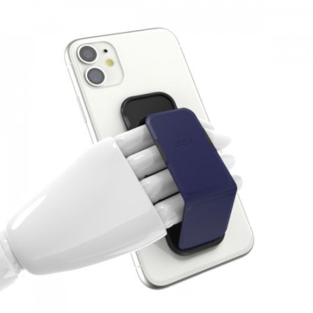Clckr Universal Studio Smartphone PU Leather Grip & Kickstand - Navy